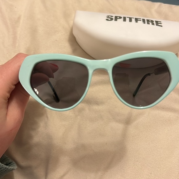 Spitfire Mint Green Cat-Eye Sunglasses - Picture 8 of 11